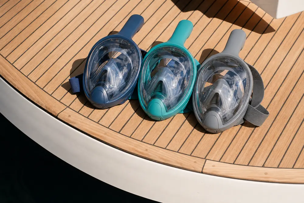 Snorkelling masks, one for each guest