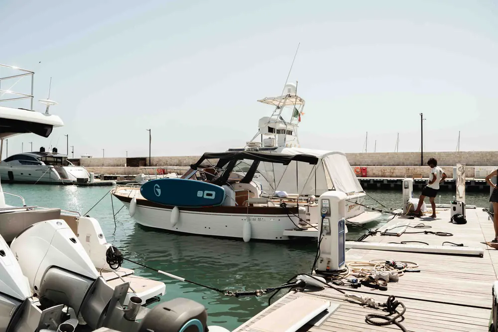 The Cala Ponte Marina pontoon